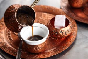 نحوه دم کردن قهوه ترک