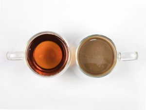 مقایسه چای و قهوه